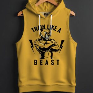 Train like a beast- PRINTED HOODIE SANDO#11