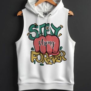 Stay strong - PRINTED HOODIE SANDO#16