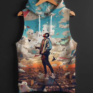 Dream walker - PRINTED HOODIE SANDO#4